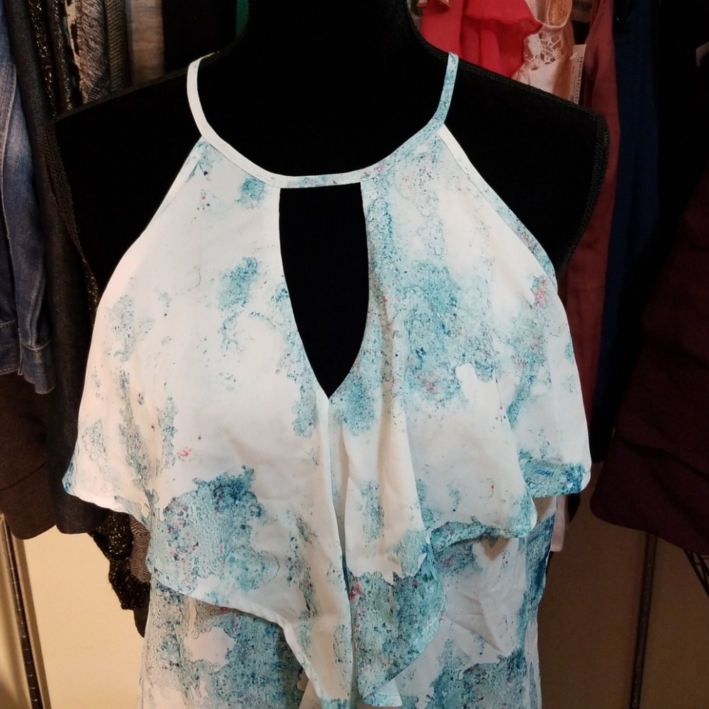 New Mossimo Ruffle Top Size XS - Picture 4 of 6